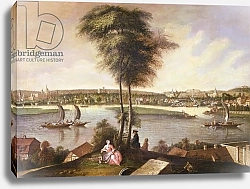 Постер Мейер Йоханн View of the Sanssouci park from Brauhausberg, 1772