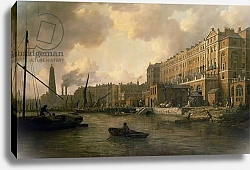 Постер Марлоу Уильям View of the Adelphi From the River Thames