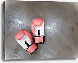 Постер Розовые боксерские перчатки