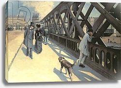 Постер Кайботт Гюстав (Gustave Caillebotte) Le Pont de L'Europe, 1876