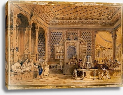 Постер Аллом Томас (грав) Interior of a Turkish Caffinet, Constantinople, 1838