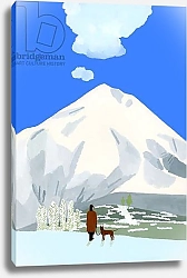 Постер Хируёки Исутзу (совр) Snow mountain