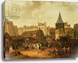 Постер Дебюкур Филибер Rejoicing at Les Halles to Celebrate the Birth of Dauphin Louis of France 21st January 1781, 1783