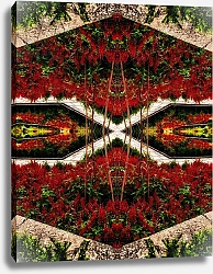 Постер Смит Энт (совр) Red Flower Bed, 2015