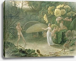 Постер Данби Франсис Oberon and Titania, A Midsummer Night's Dream, Act II, Scene I, by William Shakespeare, 1837