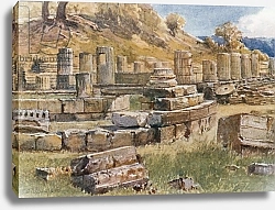 Постер Фулейлав Джон Olympia. The Base of the Kronos Hill with the Remains of the Temple of Hera and the Philippeion