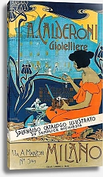 Постер Хохенштейн Адольфо A Calderoni Gioielliere, Milan, 1898