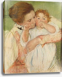 Постер Кассат Мэри (Cassatt Mary) Mother and Child, 1897