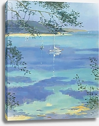 Постер Райт Дженнифер (совр) Moored Yacht - Perfect Day, 2000