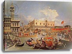Постер Каналетто (Giovanni Antonio Canal) Return of the Bucintoro on Ascension Day