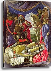 Постер Боттичелли Сандро (Sandro Botticelli) The Discovery of the Body of Holofernes