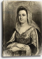 Постер Школа: Французская 18в. Francoise d'Aubigne Madame de Maintenon