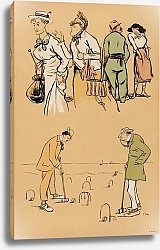 Постер Гурса Жорж Partie de croquet