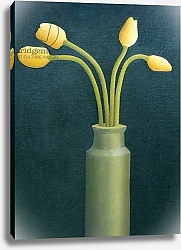 Постер Брэйн Энн (совр) Four Yellow Tulips, 1982