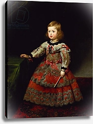 Постер Веласкес Диего (DiegoVelazquez) The Infanta Maria Margarita of Austria as a Child