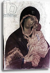 Постер The Virgin of the Don' Icon from the Late 14th Century, Tretyakov Gallery, Moscow.