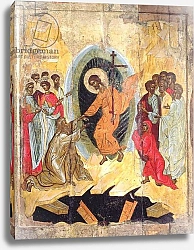 Постер Christ's Descent into Hell, Russian icon, Novgorod School, late 14th century