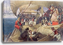 Постер Симпсон Вильям Neptune on Board the 'Newcastle' Crossing the Line, 1859