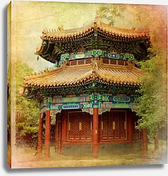 Постер Китай, Пекин. Дворец Ламы