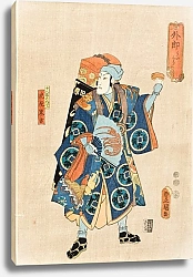 Постер Утагава Кунисада The Salve Vendor; Ichikawa Danjūrō IX as Toraya Tōkichi