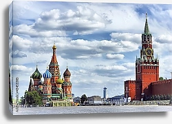 Постер Россия, Москва. Вид на Красную площадь