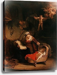 Постер Рембрандт (Rembrandt) Святое семейство