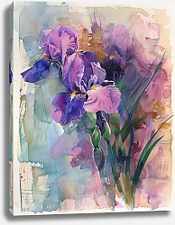 Постер Gentle breath of irises
