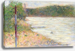 Постер Сера Жорж-Пьер (Georges Seurat) Берег реки