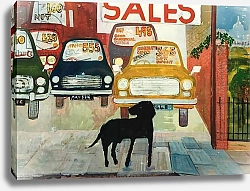 Постер Букер Бренда (совр) Rex at the Used Car Lot; SALES