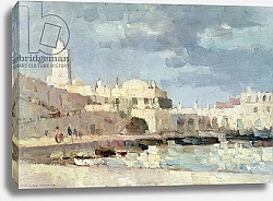 Постер Лебур Альбер The Harbour at Algiers, 1876