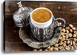 Постер Чашка турецкого кофе