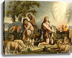 Постер Эббингхаус Вильгельм (1864-1951) Sacrifices of Cain and Abel