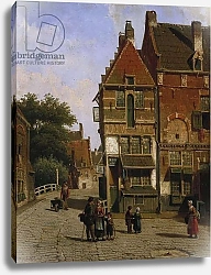 Постер Коеккок Уильям A Dutch Street Scene