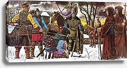 Постер Хук Ричард (дет) Slav villagers of Eastern Europe under the might of the Holy Roman Empire