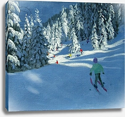 Постер Макара Эндрю (совр) Fresh Snow, Morzine, France