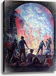 Постер Люс Максимильен The Steel Works, 1895