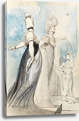Постер Фюзели Генри Three Women Promenading
