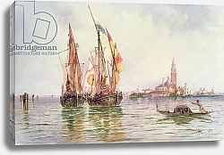 Постер Харди Томас Буш Fishing boats near San Giorgio Maggiore, Venice