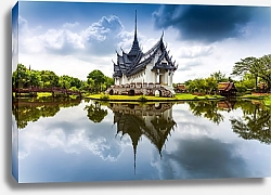 Постер Таиланд, Бангкок. Дворец Санпхет Прасат, древний город 2