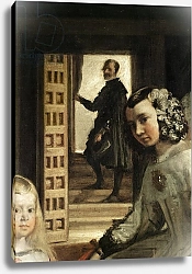 Постер Веласкес Диего (DiegoVelazquez) Detail of the background of Las Meninas, or The Family of Philip IV, c.1656