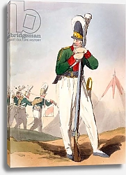 Постер Russian Soldier, illustration from 'The Manners, Customs & Amusements of the Russians' by James Walker, published 1803-4