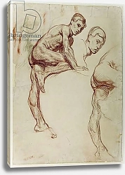 Постер Орпен Уильям Сэр A Study of a Young Man Climbing, c.1898