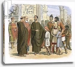 Постер Дойл Джеймс Gregory and the English slaves at Rome