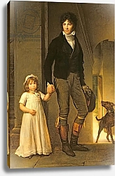 Постер Жерар Франсуа Jean-Baptiste Isabey and his Daughter, Alexandrine , 1795