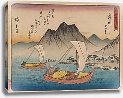 Постер Утагава Хирошиге (яп) Tokaido gojusantsugi, Pl.31