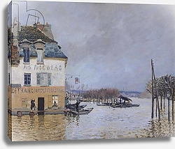 Постер Сислей Альфред (Alfred Sisley) The Flood at Port-Marly, 1876 1