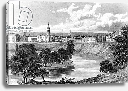 Постер Весталл Уильям (грав) Salford from the Crescent, from 'Great Britain Illustrated', engraved by Edward Francis, 1830