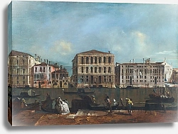 Постер Гварди Франческо (Francesco Guardi) Венеция - Гранд Канал и Палаццо Песаро