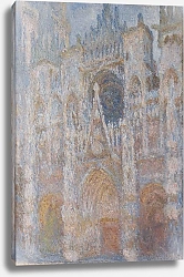Постер Моне Клод (Claude Monet) Руанский собор в голубых тонах