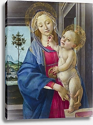 Постер Неизвестен Дева Мария с младенцем с гранатом